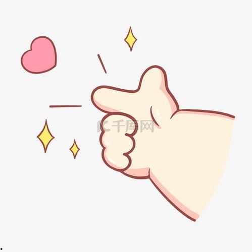 比心手势表情包可爱,萌动瞬间，可爱满溢